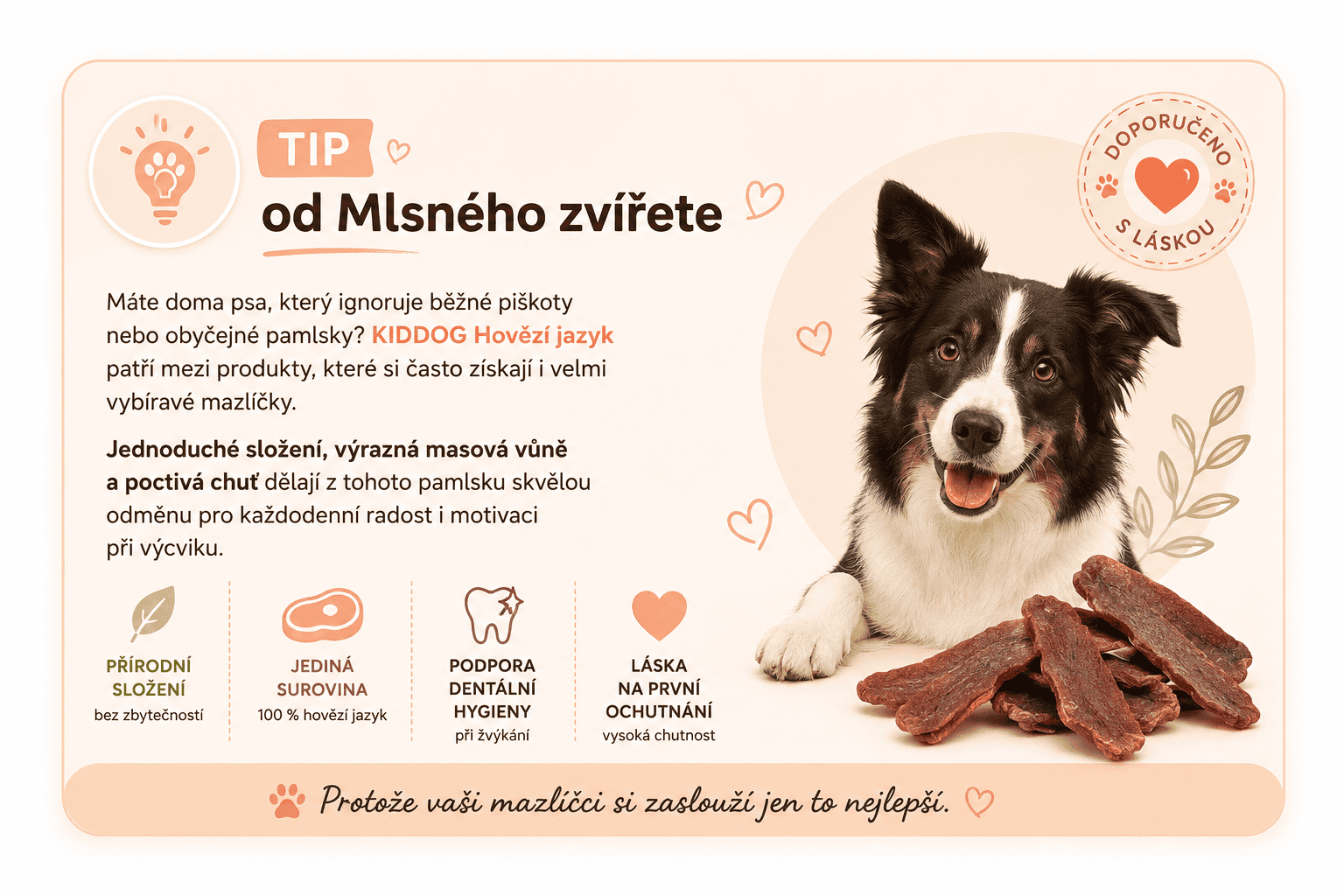 Kiddog pamlsky - tip od Mlsného zvířete